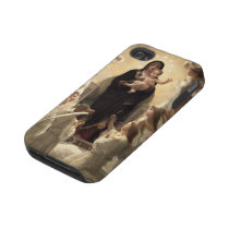 Regina Angelorum by William Adolphe Bouguereau Iphone 4 Tough Cases