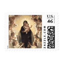 Regina Angelorum by William Adolphe Bouguereau Stamps