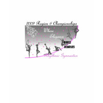 Region 6 Rhythmic Gymnastics t-shirts