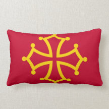 Región francesa del país de Francia de la bandera  Almohada
