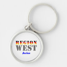 Region west - Aachen Key Chains