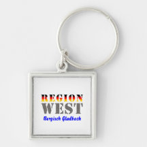 Region west - Bergisch Gladbach Key Chains