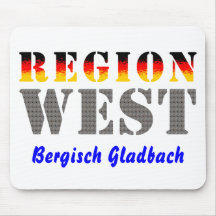 Region west - Bergisch Gladbach Mouse Pad