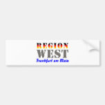 Region west - Frankfurt/Main Bumper Stickers