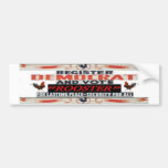 REGISTER DEMOCRAT AND VOTE ROOSTER FOR LASTING PEA BUMPER STICKERS
