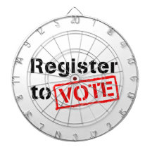 Register to Vote Dartboards