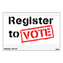 Register to Vote Wall Decal