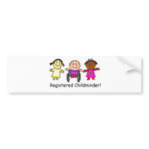 Registered Childminder bumper stickers