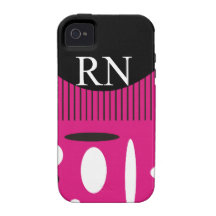 Registered Nurse Abstract Design Vibe iPhone 4 Covers
