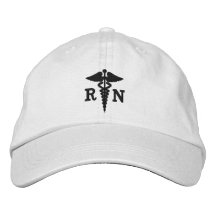 Registered Nurse Cap Embroidered Hats
