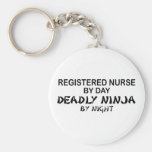 Registered Nurse Deadly Ninja Keychain