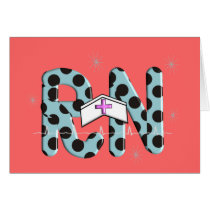 Registered Nurse Gifts "RN" Card