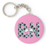 Registered Nurse Gifts "RN" Keychain