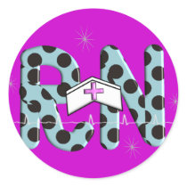 Registered Nurse Gifts "RN" Sticker