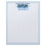 "Registered Nurse - Live Life Well" Letterhead Template
