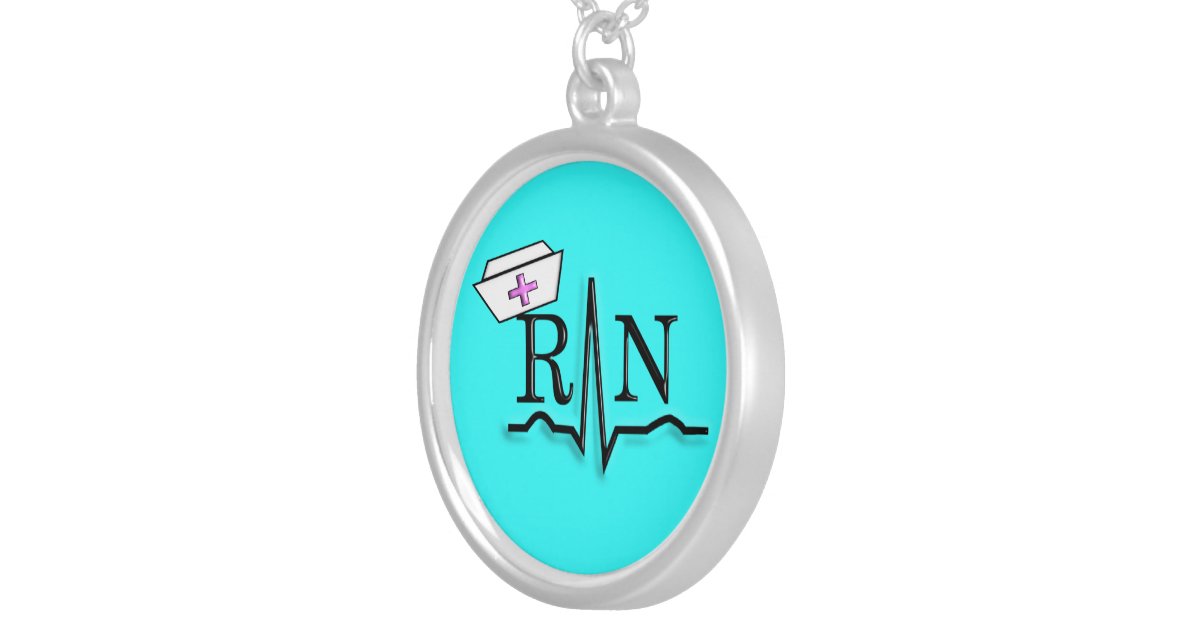 Registered Nurse Necklace Sterling Silver Zazzle