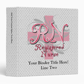 Nursing School Binders, Custom Nursing School 3 Ring Binder Designs