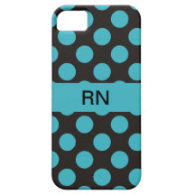 Registered Nurse Polka Dot iPhone 5 Case
