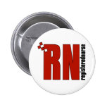 Registered Nurse RN Pinback Buttons