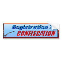 Registration-Confiscation Bumper Stickers