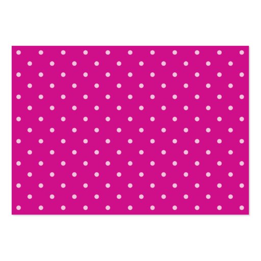 Registry Card - Green and Pink Polka Dots Business Card Templates (back side)