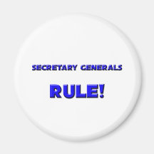 ¡Regla de la secretaria generales! Iman De Frigorífico