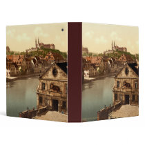 Regnitz and Michaelsberg Bamberg Bavaria Germany Vinyl Binder
