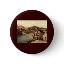 Regnitz and Michaelsberg Bamberg Bavaria Germany Buttons