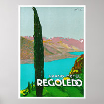Regoledo Italy Vintage Travel Print
