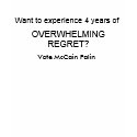 Regret McCain Palin t-shirts by residis Regret McCain Palin t-shirts