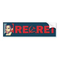 Regret Obama bumper stickers by Shatterhand Regret Obama bumper stickers