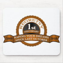 Regretsy 1 Year Anniversary mousepads
