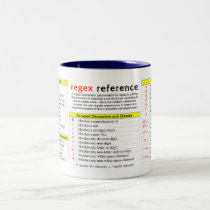Regular Expressions Quick-Reference mugs by teknowledgist Regular Expressions Quick-Reference mugs