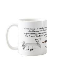 Regular sized (11 oz.) Oboe mug by arluz1 Regular sized (11 oz.) Oboe mug