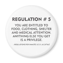 Regulation # 5 fridge magnets