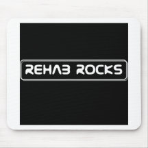 rehab rocks mouse pad