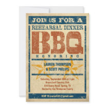 Rehearsal Dinner BBQ Invitations