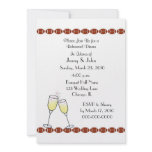 Rehearsal Dinner Football Theme Invite