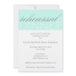 Rehearsal Dinner Announcements