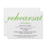 Rehearsal Dinner Custom Invitations