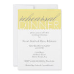 Rehearsal Dinner Custom Invitation