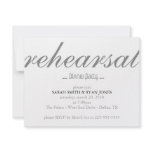 Rehearsal Dinner Announcements