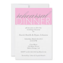 Rehearsal Dinner Custom Invitations