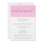 Rehearsal Dinner Custom Invitations