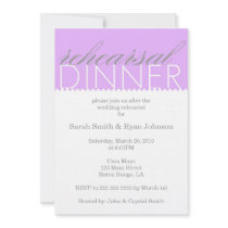 Rehearsal Dinner Personalized Invites