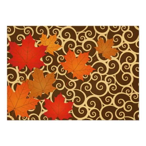 Rehearsal Dinner Invitation | Autumn Fall Theme