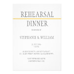 Rehearsal Dinner Invitation Card in Orange invitations