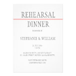 Rehearsal Dinner Invitation Card in Pink invitations