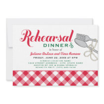 Rehearsal Dinner Invitation | Italian Theme
