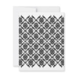Rehearsal Dinner Invitation -Vintage Black Damask